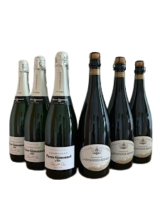 Offre Spéciale Fêtes : duo decouverte champ gimonnet et larmandier-bernier au format carton (6 Btles)